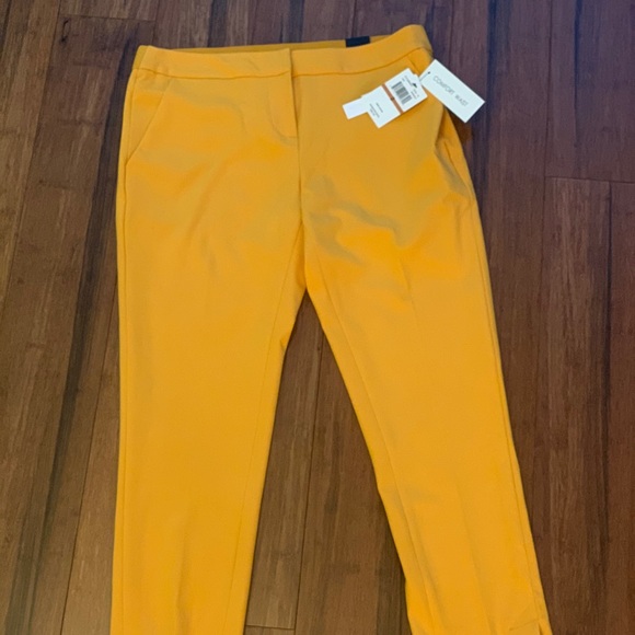 Amanda & Chelsea Cropped Skinny Pants in Merigold - Picture 2 of 4